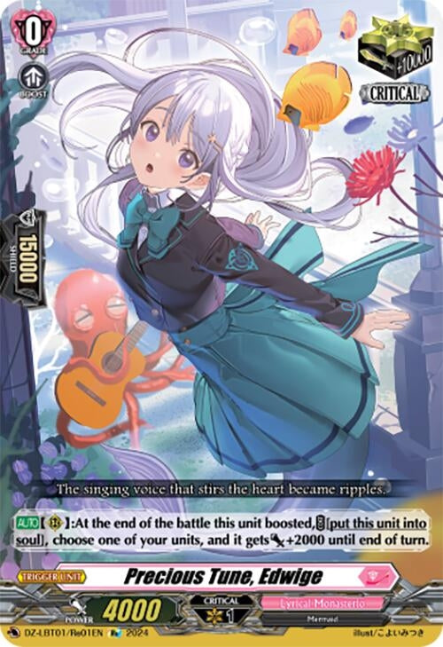 Image for Precious Tune, Edwige (DZ-LBT01: Lyrical Monasterio Sparkling Stars!) (DZ-LBT01/Re01EN) - Cardfight Vanguard