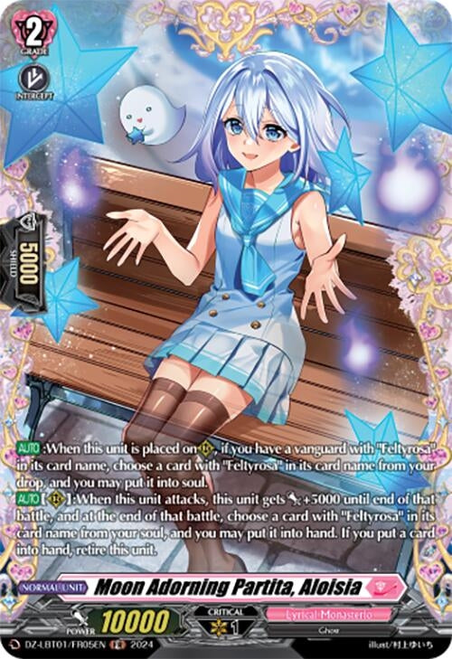 Image for Moon Adorning Partita, Aloisia (FR) (DZ-LBT01: Lyrical Monasterio Sparkling Stars!) (DZ-LBT01/FR05EN) - Cardfight Vanguard