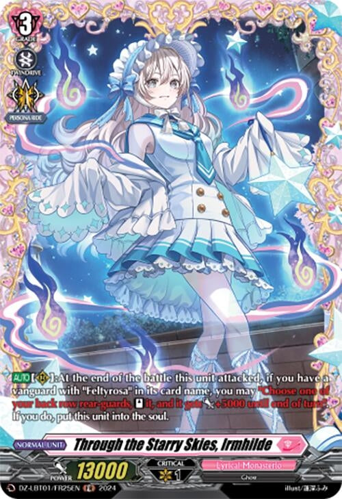 Image for Through the Starry Skies, Irmhilde (FR) (DZ-LBT01: Lyrical Monasterio Sparkling Stars!) (DZ-LBT01/FR25EN) - Cardfight Vanguard