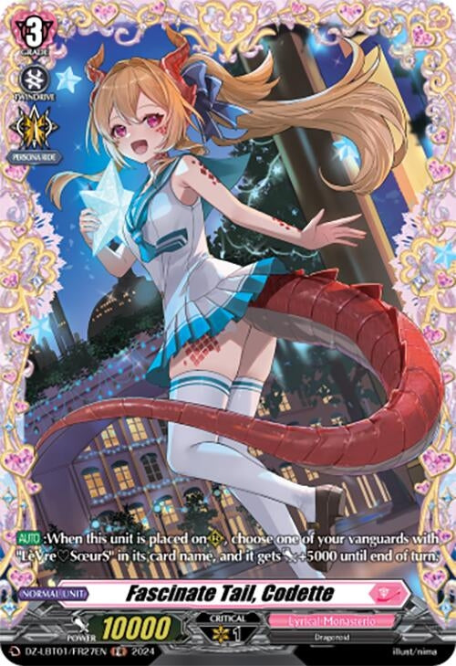 Image for Fascinate Tail, Codette (FR) (DZ-LBT01: Lyrical Monasterio Sparkling Stars!) (DZ-LBT01/FR27EN) - Cardfight Vanguard