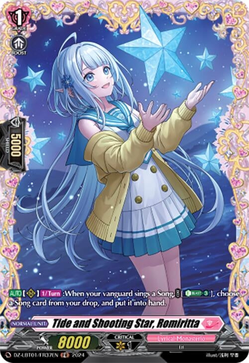 Image for Tide and Shooting Star, Romiritta (FR) (DZ-LBT01: Lyrical Monasterio Sparkling Stars!) (DZ-LBT01/FR37EN) - Cardfight Vanguard