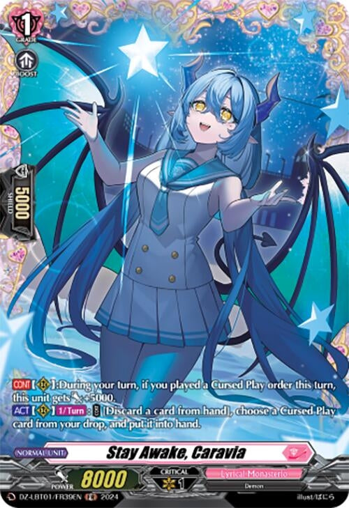Image for Stay Awake, Caravia (FR) (DZ-LBT01: Lyrical Monasterio Sparkling Stars!) (DZ-LBT01/FR39EN) - Cardfight Vanguard