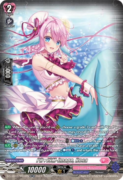 Image for PRISM-Image, Rosa (SR) (DZ-LBT01: Lyrical Monasterio Sparkling Stars!) (DZ-LBT01/SR16EN) - Cardfight Vanguard