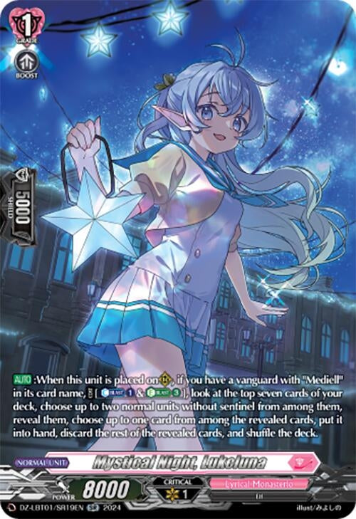 Image for Mystical Night, Lukcluna (SR) (DZ-LBT01: Lyrical Monasterio Sparkling Stars!) (DZ-LBT01/SR19EN) - Cardfight Vanguard