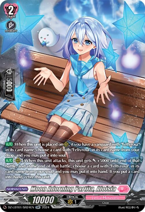 Image for Moon Adorning Partita, Aloisia (SR) (DZ-LBT01: Lyrical Monasterio Sparkling Stars!) (DZ-LBT01/SR24EN) - Cardfight Vanguard
