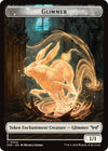 Image for Glimmer // Shard Double-Sided Token (Duskmourn: House of Horror) (4 // 2) - Magic: The Gathering
