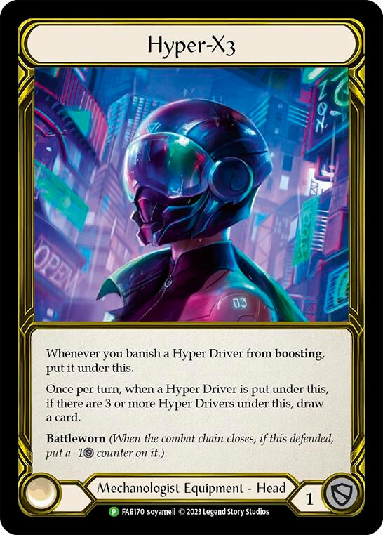 Image for Hyper-X3 - FAB170 (Flesh and Blood: Promo Cards) (FAB170) - Flesh and Blood TCG