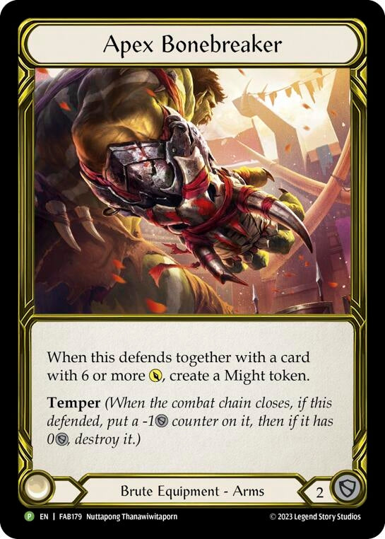 Image for Apex Bonebreaker - FAB179 (Flesh and Blood: Promo Cards) (FAB179) - Flesh and Blood TCG