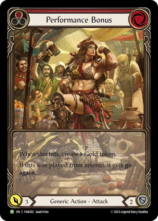 Image for Performance Bonus (Red) - FAB202 (Flesh and Blood: Promo Cards) (FAB202) - Flesh and Blood TCG