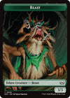 Image for Beast // Scarecrow Double-Sided Token (Commander: Duskmourn: House of Horror) (8 // 23) - Magic: The Gathering
