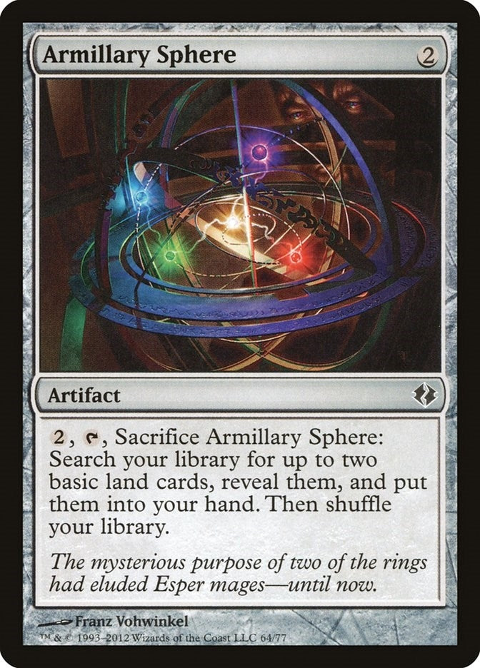 Image for Armillary Sphere (Duel Decks: Venser vs. Koth) (64) - Magic: The Gathering