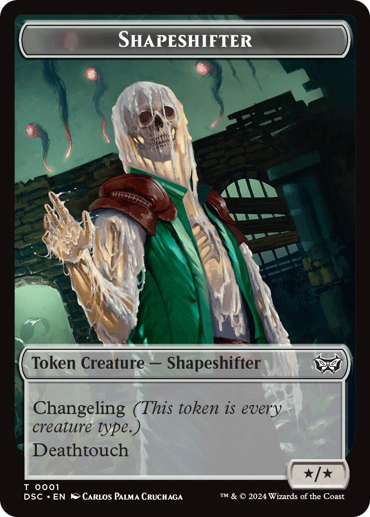 Image for Shapeshifter // Insect (0022) Double-Sided Token (Commander: Duskmourn: House of Horror) (1 // 22) - Magic: The Gathering