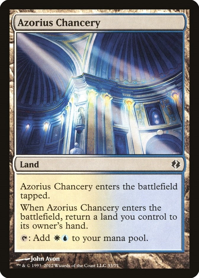 Image for Azorius Chancery (Duel Decks: Venser vs. Koth) (33) - Magic: The Gathering