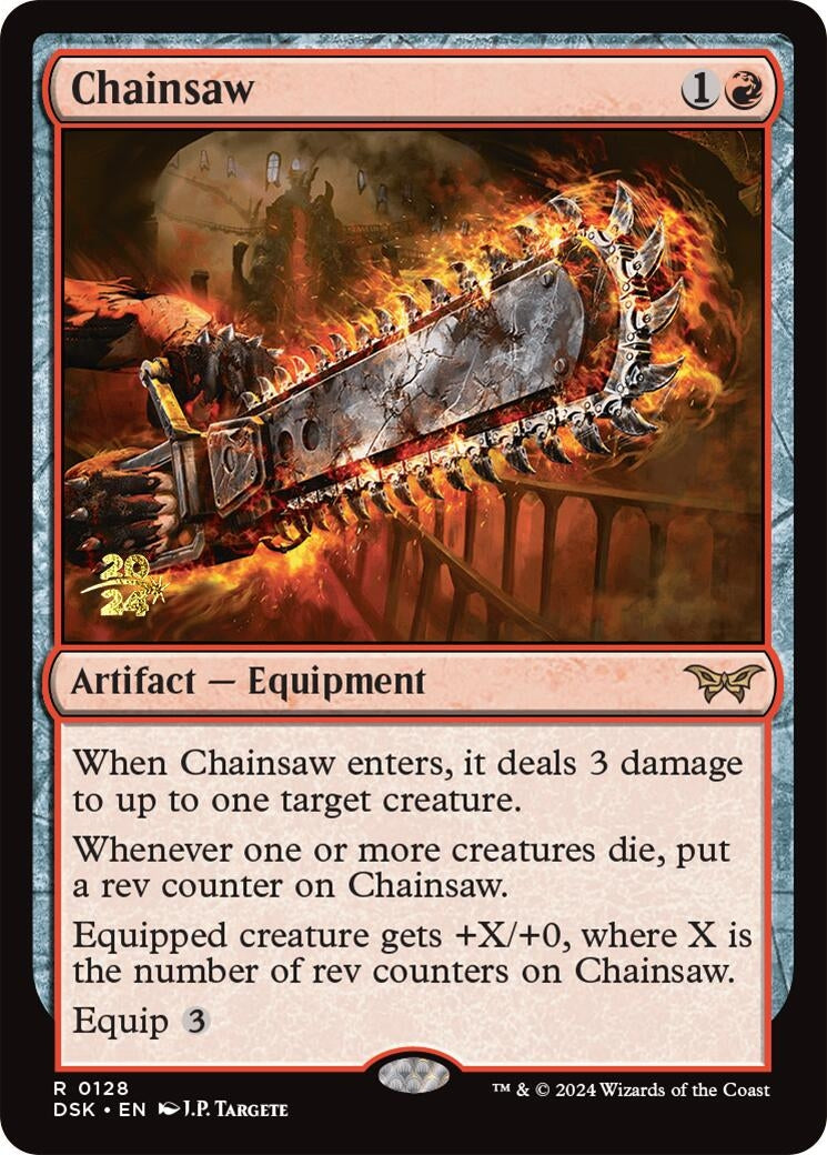 Image for Chainsaw (Prerelease Cards) (128) - Magic: The Gathering