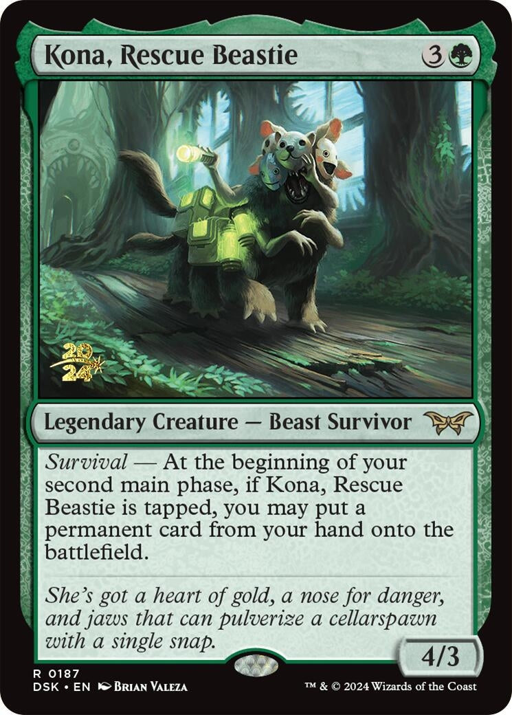 Image for Kona, Rescue Beastie (0187) (Prerelease Cards) (187) - Magic: The Gathering