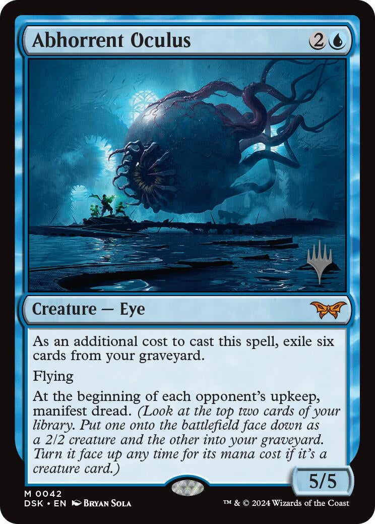Image for Abhorrent Oculus (Promo Pack: Duskmourn: House of Horror) (42) - Magic: The Gathering
