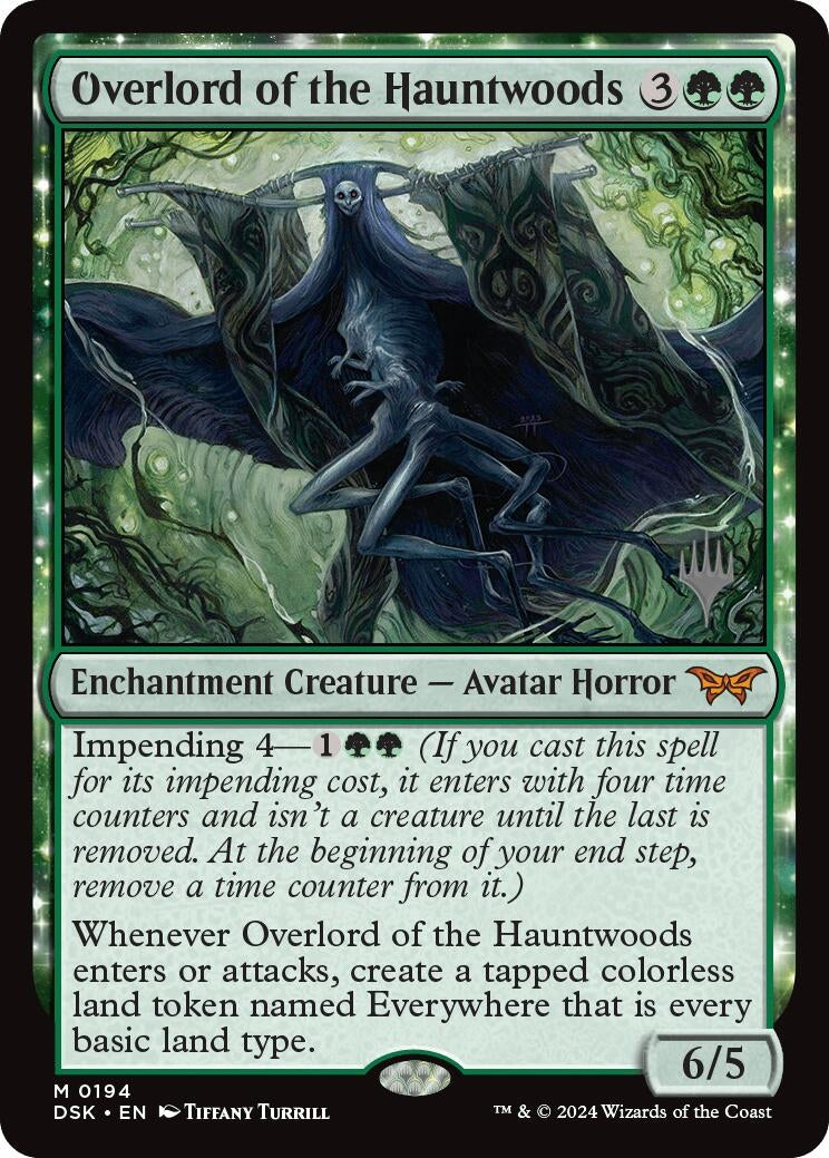 Image for Overlord of the Hauntwoods (Promo Pack: Duskmourn: House of Horror) (194) - Magic: The Gathering