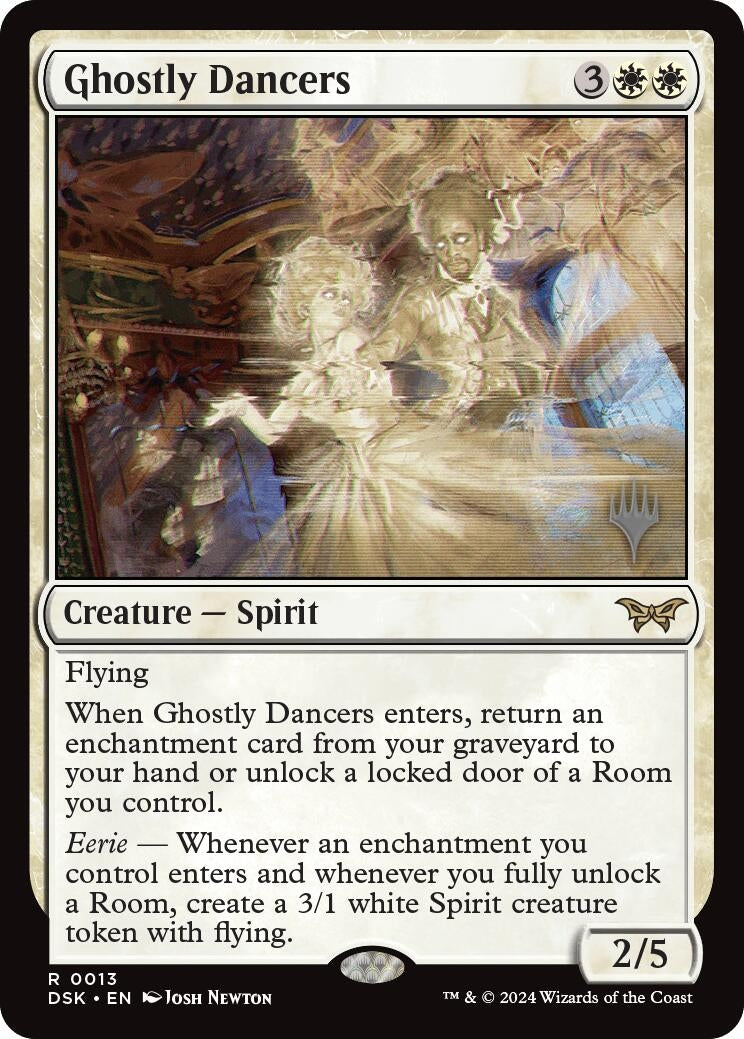 Image for Ghostly Dancers (Promo Pack: Duskmourn: House of Horror) (13) - Magic: The Gathering