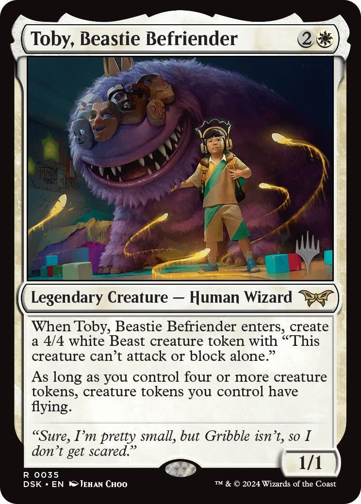 Image for Toby, Beastie Befriender (Promo Pack: Duskmourn: House of Horror) (35) - Magic: The Gathering