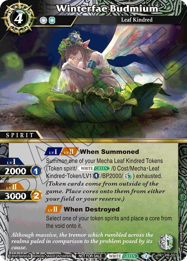 Image for Winterfae Budmium (Store Tournament & Sealed Deck Pack Vol.1) (Battle Spirits Saga Promo Cards) (PR-051) - Battle Spirits Saga