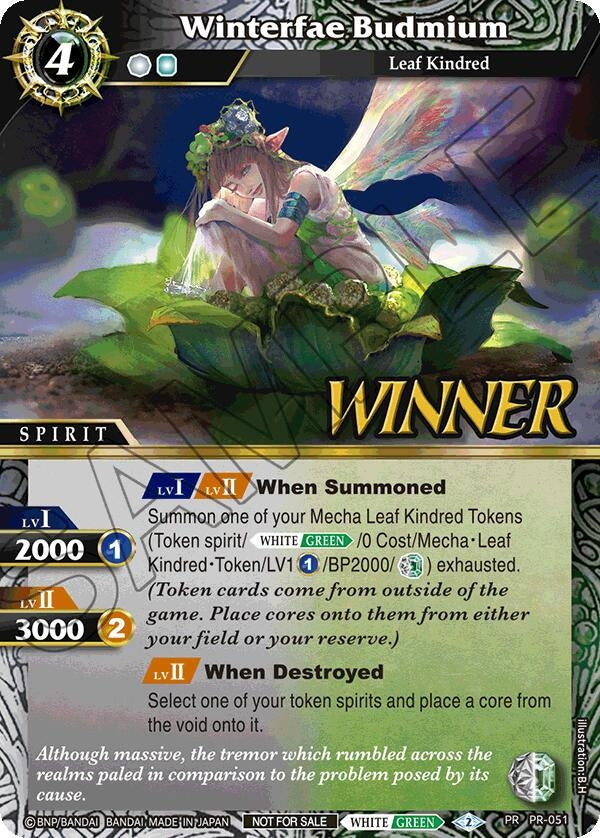 Image for Winterfae Budmium (Store Tournament & Sealed Deck Pack Vol.1 -Winner-) (Battle Spirits Saga Promo Cards) (PR-051) - Battle Spirits Saga