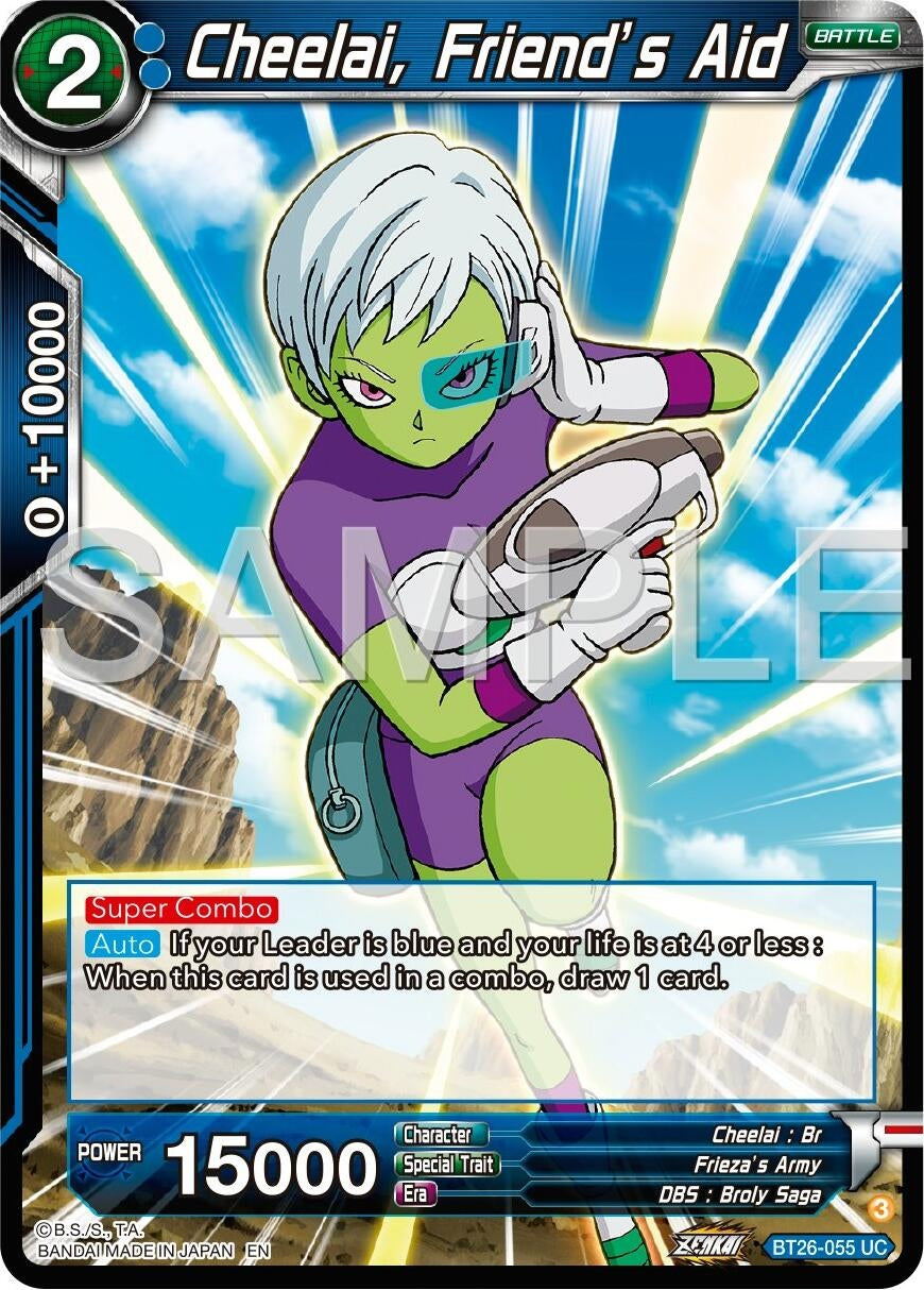 Image for Cheelai, Friend's Aid (Ultimate Advent) (BT26-055) - Dragon Ball Super: Masters