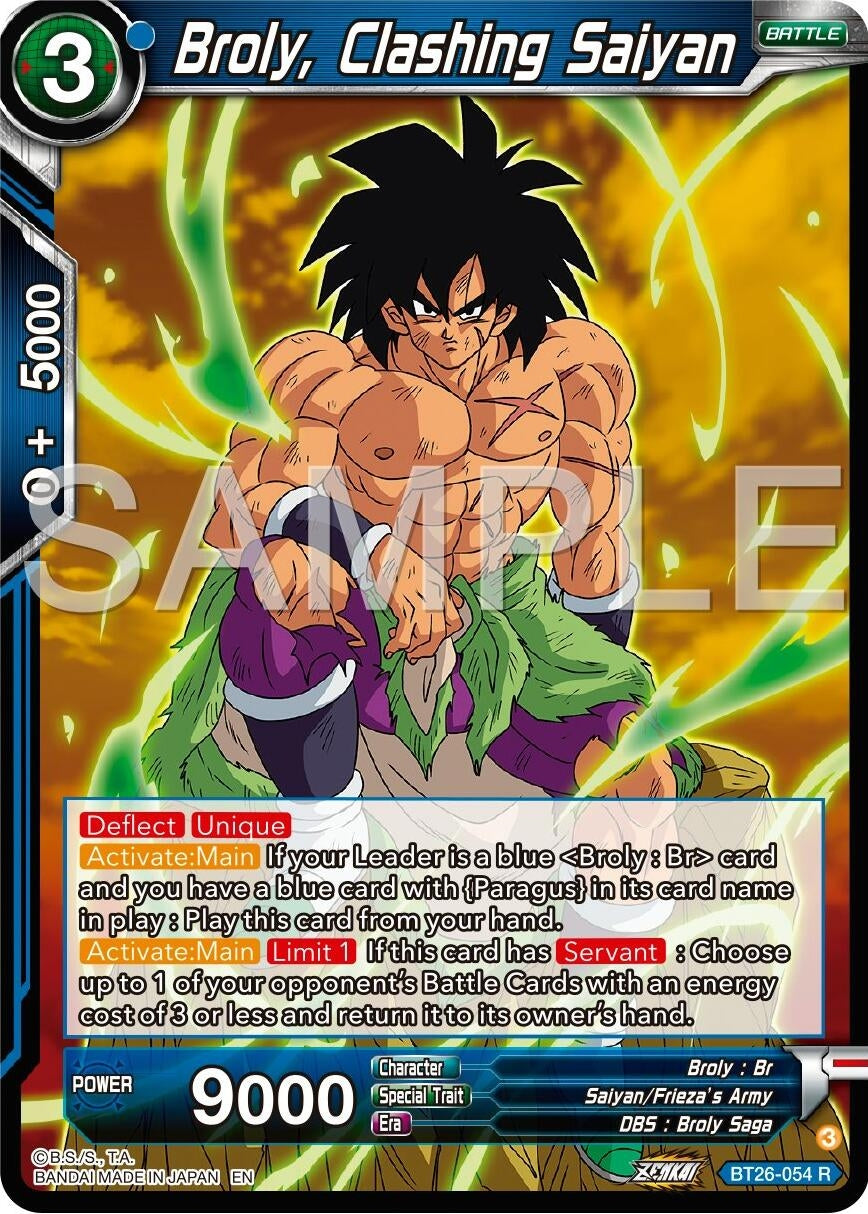 Image for Broly, Clashing Saiyan (Ultimate Advent) (BT26-054) - Dragon Ball Super: Masters