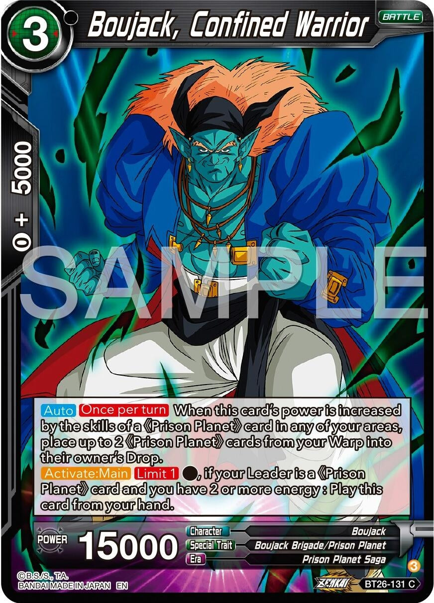 Image for Boujack, Confined Warrior (Ultimate Advent) (BT26-131) - Dragon Ball Super: Masters