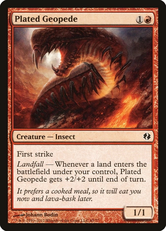 Image for Plated Geopede (Duel Decks: Venser vs. Koth) (45) - Magic: The Gathering