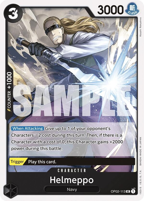 Image for Helmeppo (Starter Deck 19: BLACK Smoker) (OP02-113) - One Piece Card Game
