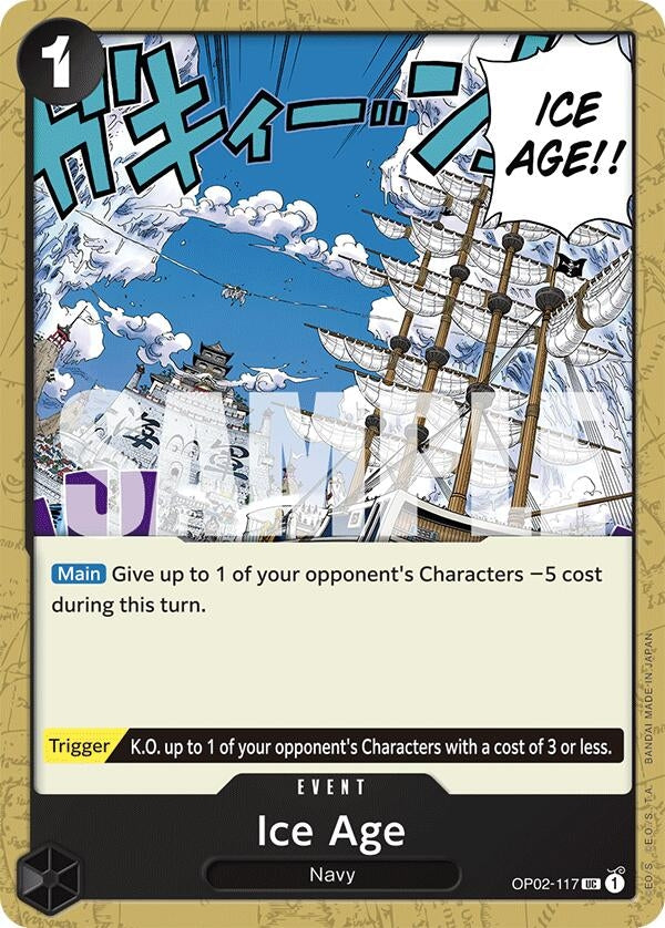 Image for Ice Age (Starter Deck 19: BLACK Smoker) (2117) - One Piece Card Game