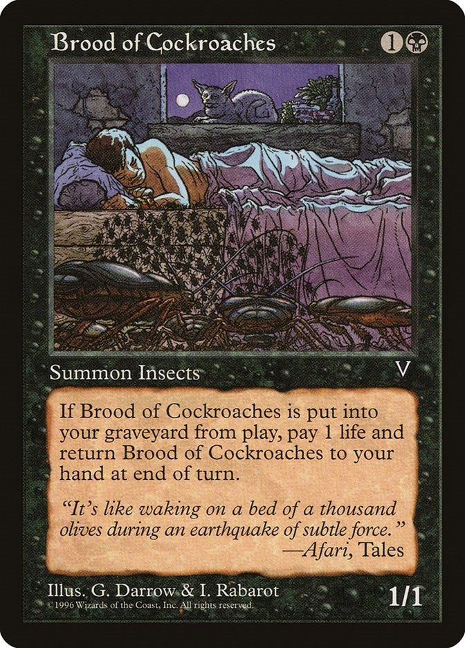 Image for Brood of Cockroaches (Visions) - Magic: The Gathering
