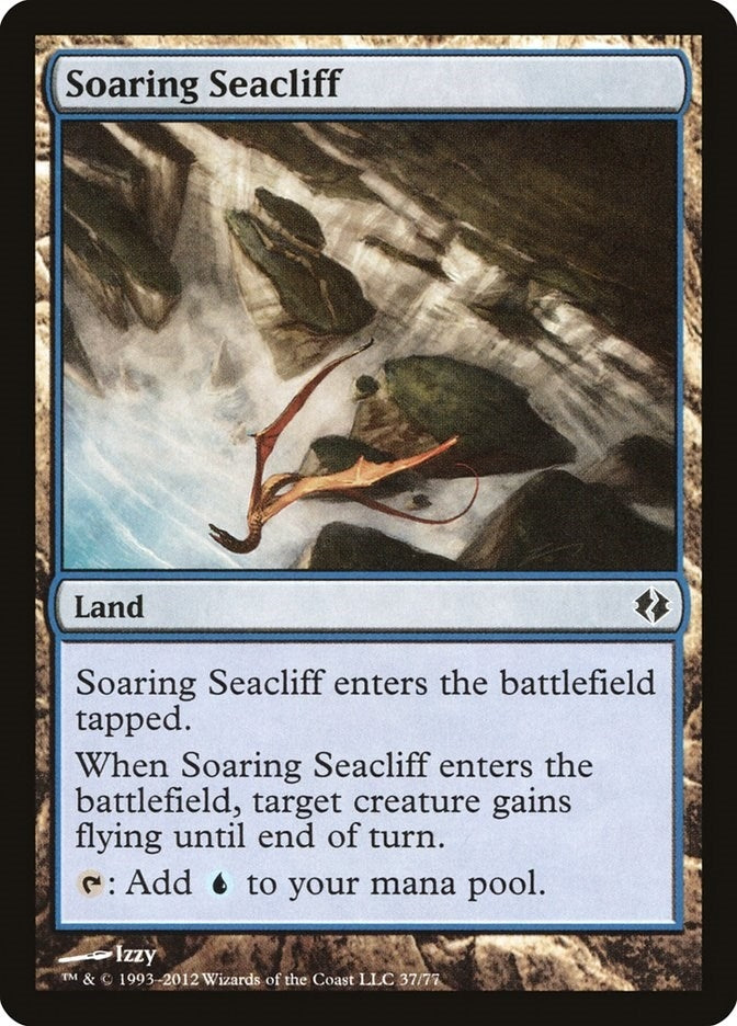 Image for Soaring Seacliff (Duel Decks: Venser vs. Koth) (37) - Magic: The Gathering