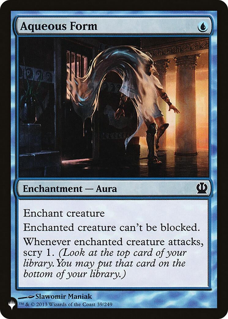 Image for Aqueous Form (The List Reprints) (39/249) - Magic: The Gathering