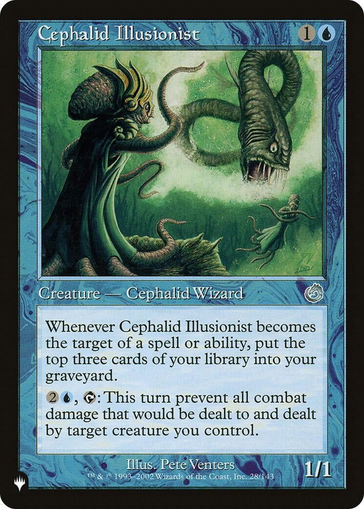 Image for Cephalid Illusionist (The List Reprints) (28/143) - Magic: The Gathering