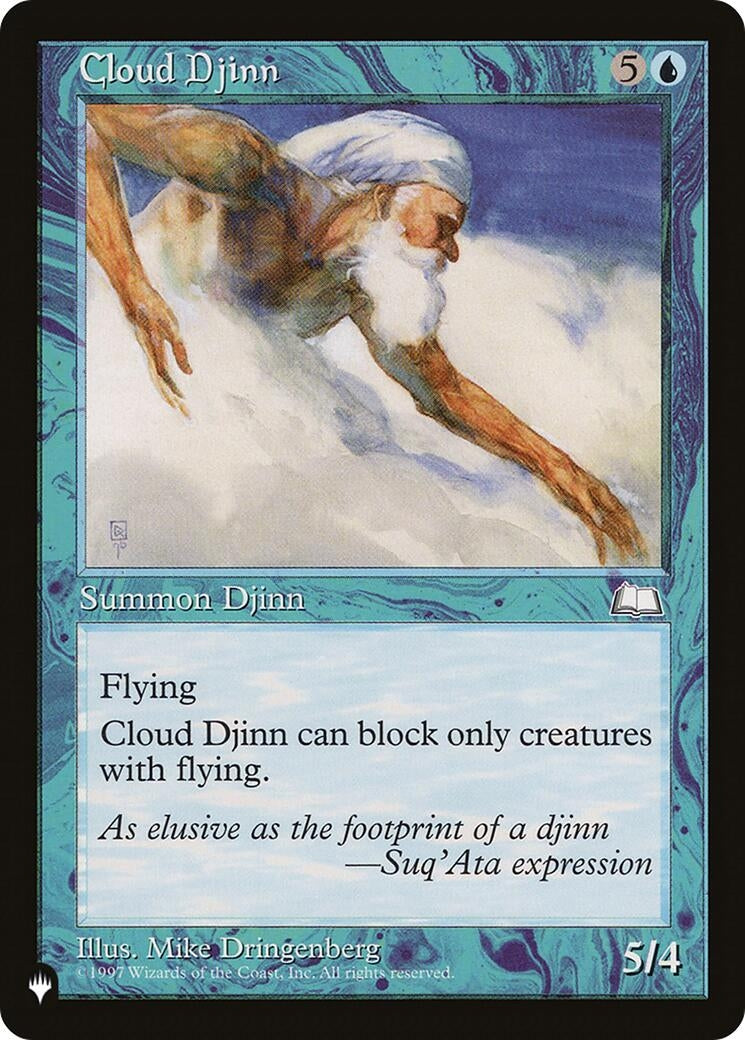 Image for Cloud Djinn (The List Reprints) - Magic: The Gathering