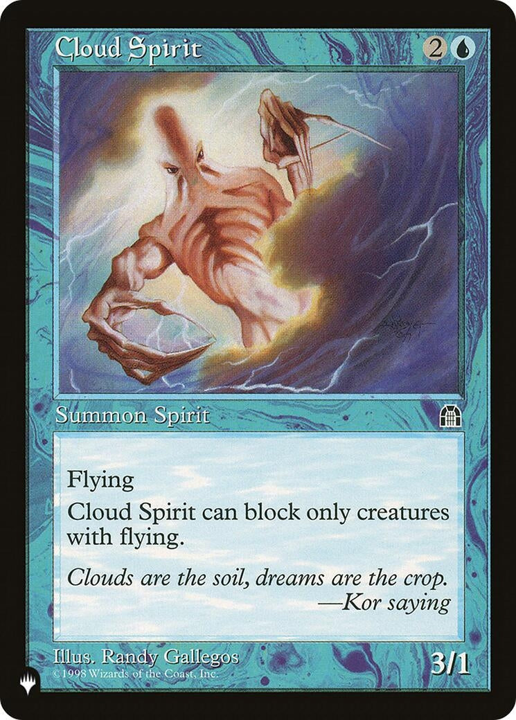 Image for Cloud Spirit (The List Reprints) - Magic: The Gathering