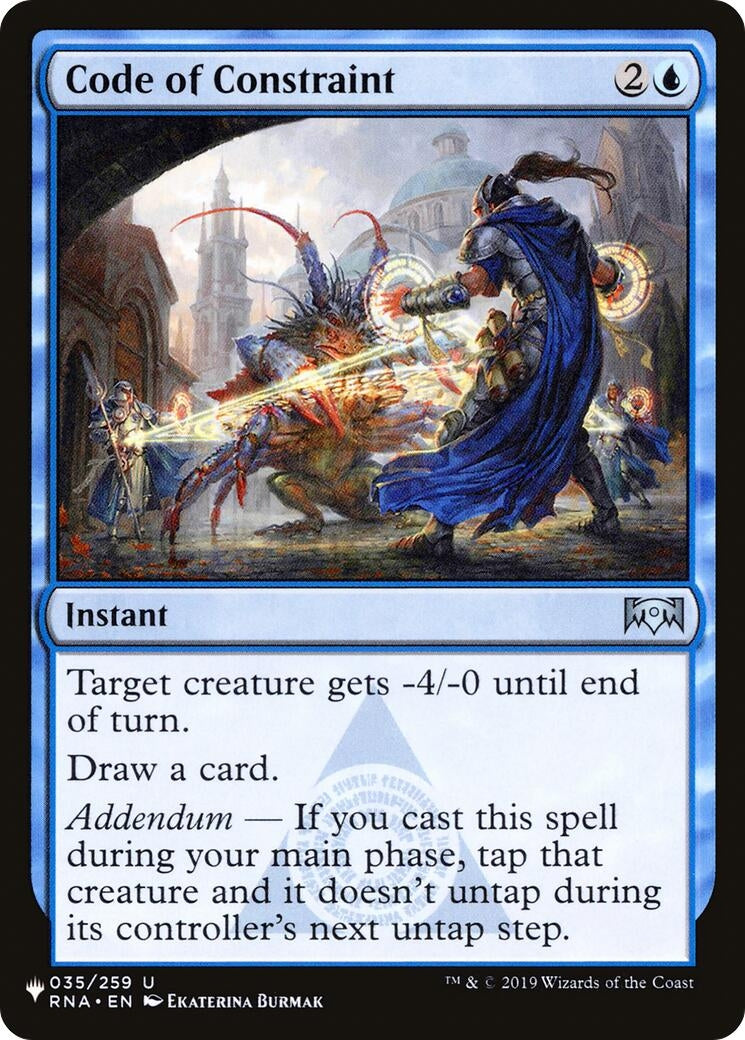Image for Code of Constraint (The List Reprints) (035/259) - Magic: The Gathering