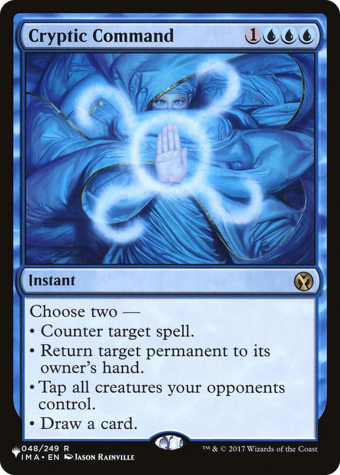 Image for Cryptic Command (IMA) (The List Reprints) (048/249) - Magic: The Gathering