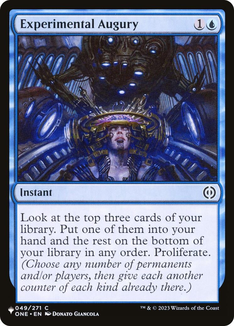 Image for Experimental Augury (The List Reprints) (049/271) - Magic: The Gathering