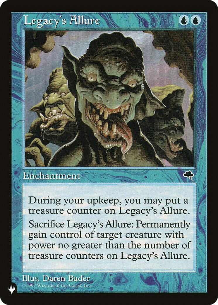 Image for Legacy's Allure (The List Reprints) - Magic: The Gathering