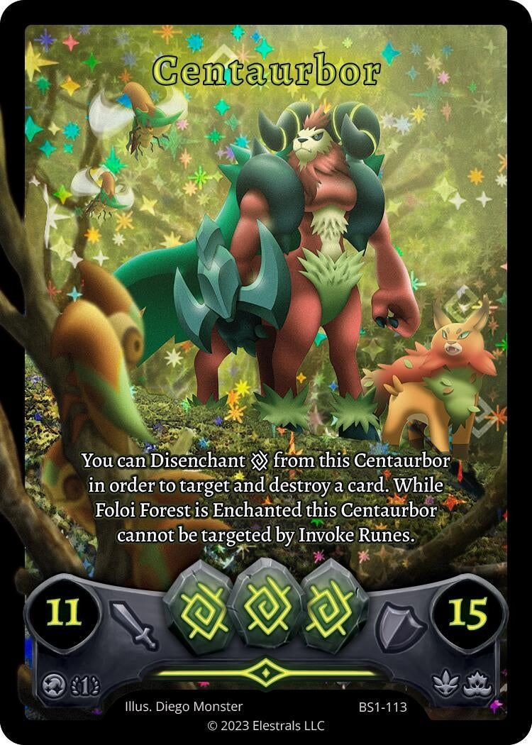 Image for Centaurbor (Full Art) (Base Set [First Edition]) (BS1-113) - Elestrals