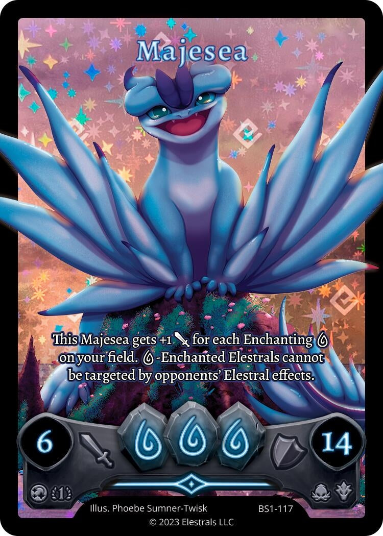 Image for Majesea (Full Art) (Base Set [First Edition]) (BS1-117) - Elestrals