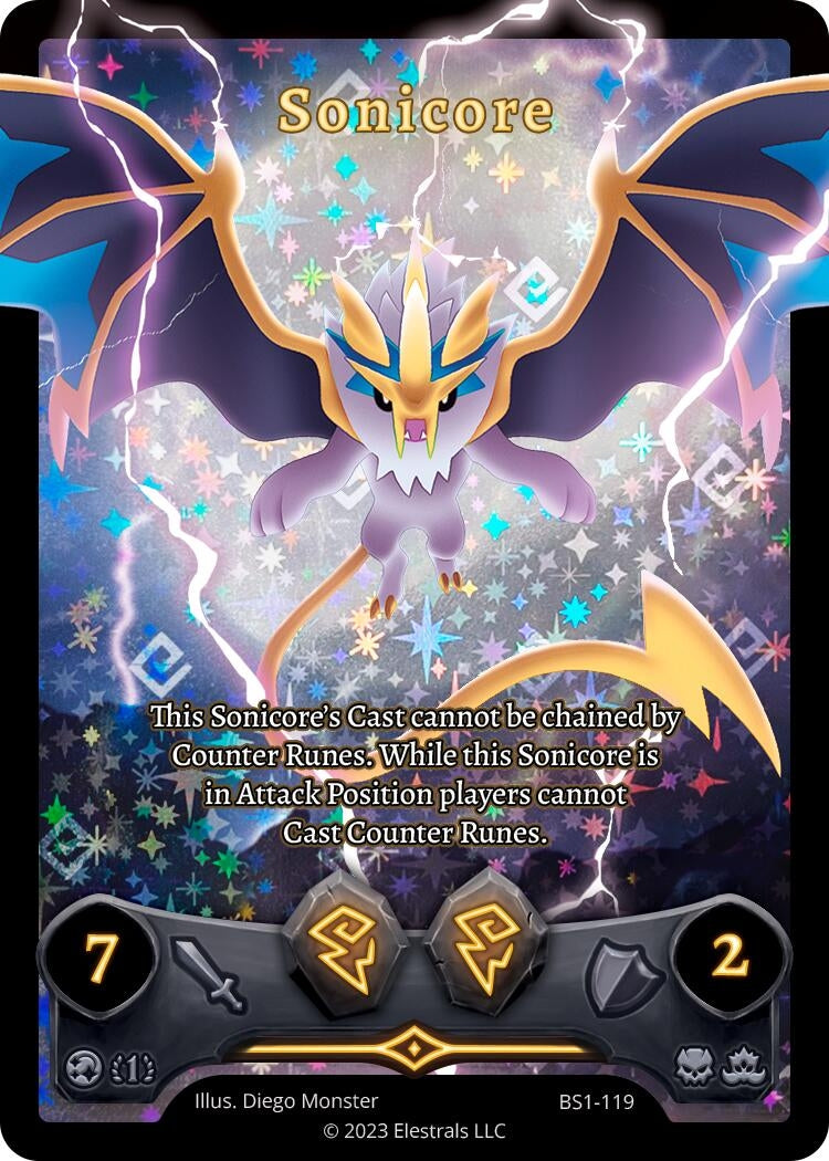 Image for Sonicore (Full Art) (Base Set [First Edition]) (BS1-119) - Elestrals
