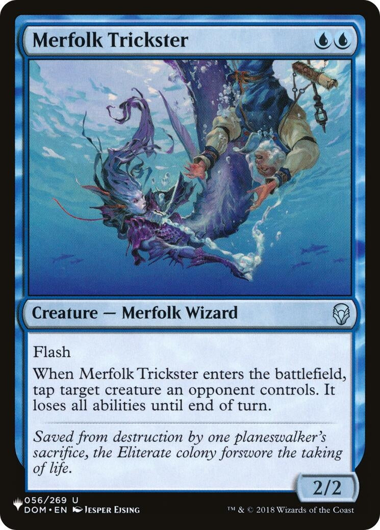 Image for Merfolk Trickster (The List Reprints) (056/269) - Magic: The Gathering