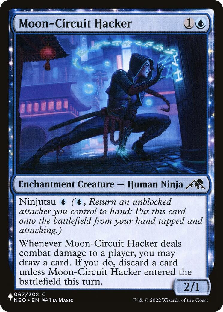 Image for Moon-Circuit Hacker (The List Reprints) (067/302) - Magic: The Gathering