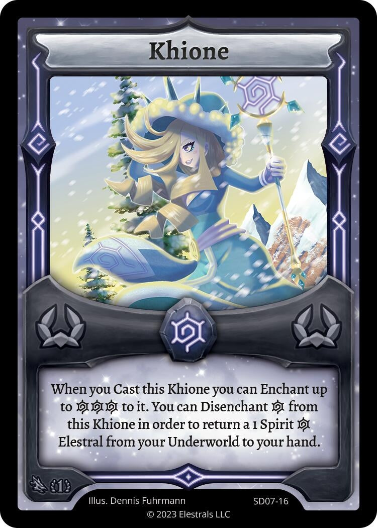 Image for Khione (Emperowatt Starter Deck [First Edition]) (SD07-16) - Elestrals