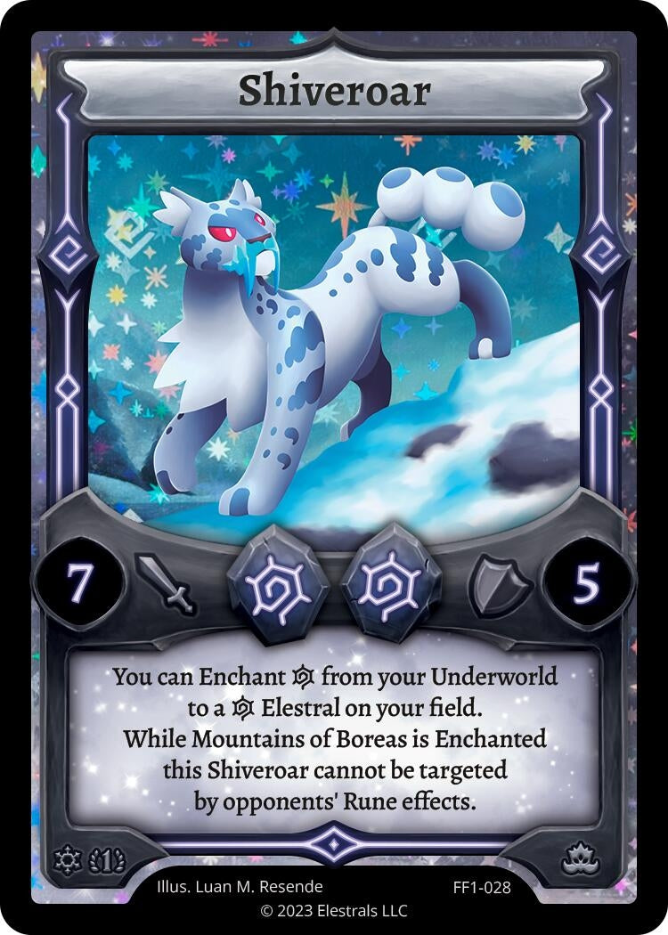 Image for Shiveroar (Frostfall [First Edition]) (FF1-028) - Elestrals