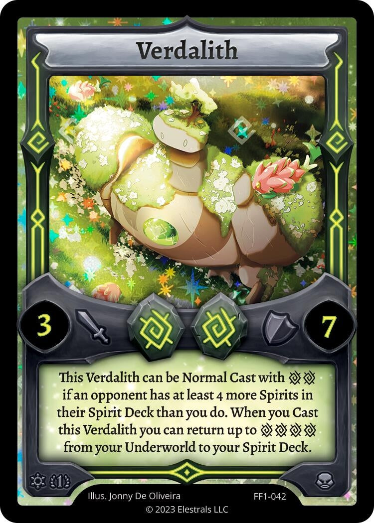 Image for Verdalith (Frostfall [First Edition]) (FF1-042) - Elestrals