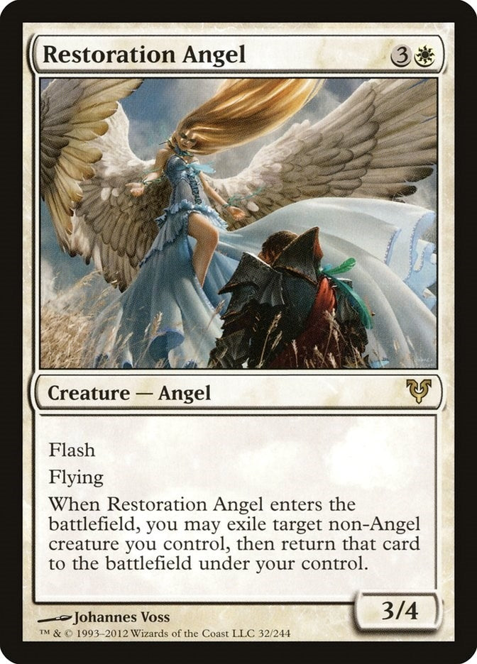 Image for Restoration Angel (Avacyn Restored) (32) - Magic: The Gathering
